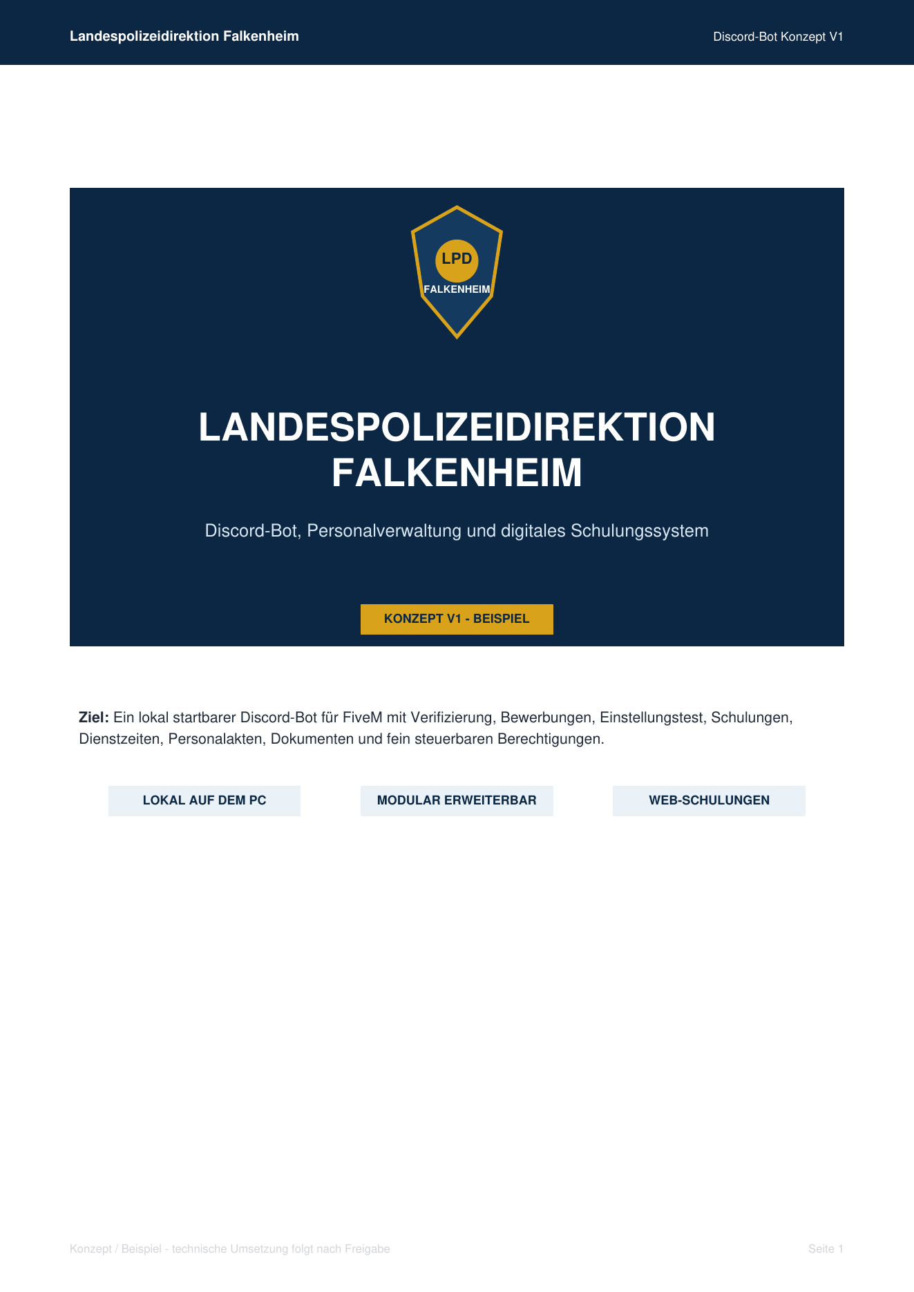 Landespolizeidirektion Falkenheim